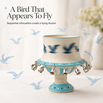 Flying Swallow Motion Illusion Spinner