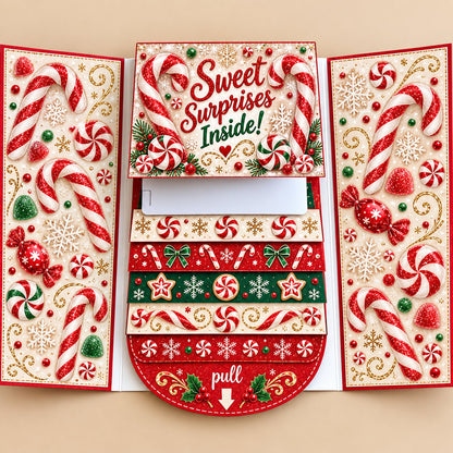 🎁Last Day 50% OFF  - 2026 New 🎅💳 Waterfall Christmas Gift Card Booklet