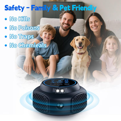 🛡️ Ultra-Silent Ultrasonic Pest Repellent – Humane, Plug-and-Play Protection🛡️