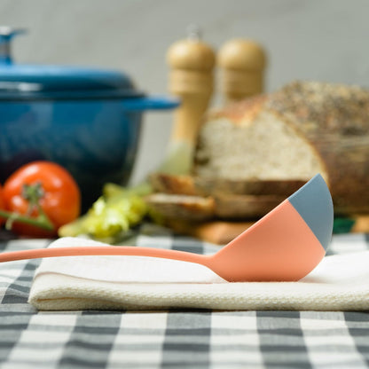 Flexible Silicone Spatula Ladle – Soft Edge for Pots & Pans