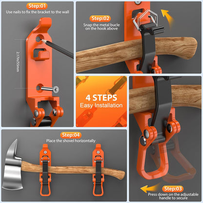 🔧 Heavy-Duty Shovel Holder for Truck