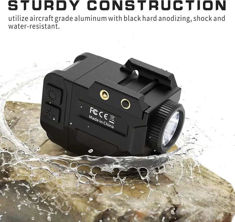 🔦 Professional Laser Tactical Flashlight Series | 500 Lumens | 160m Range