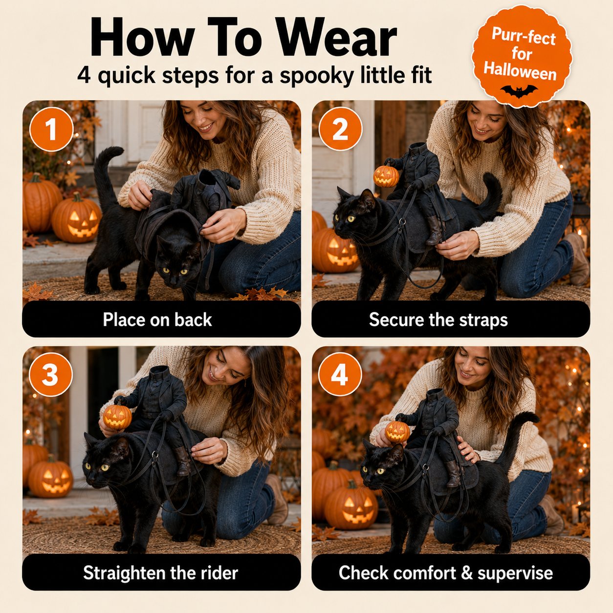 Headless Horseman Cat Costume