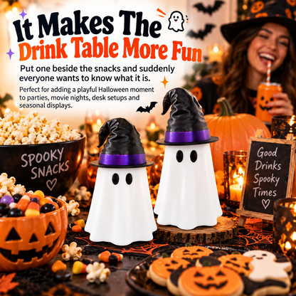 🎃 Limited-Time Halloween Deal — Ghost Witch Hat Beverage Can Cover 👻🥤
