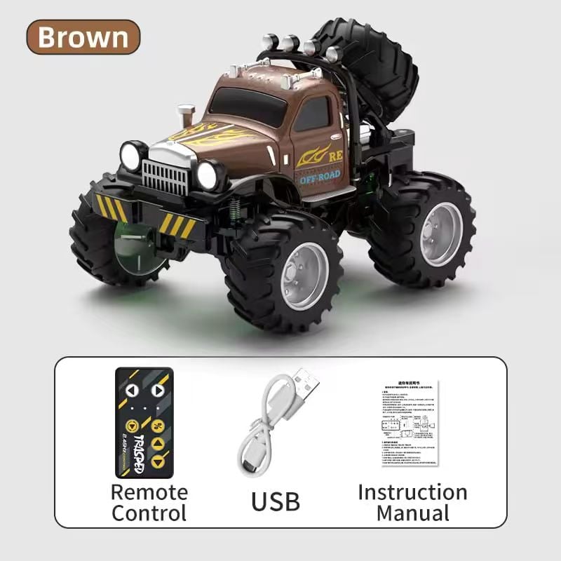 🎁Last Day Promotion 49% OFF-1:64 Mini JJRC Alloy Big Foot Off - Road Short Card RC Car