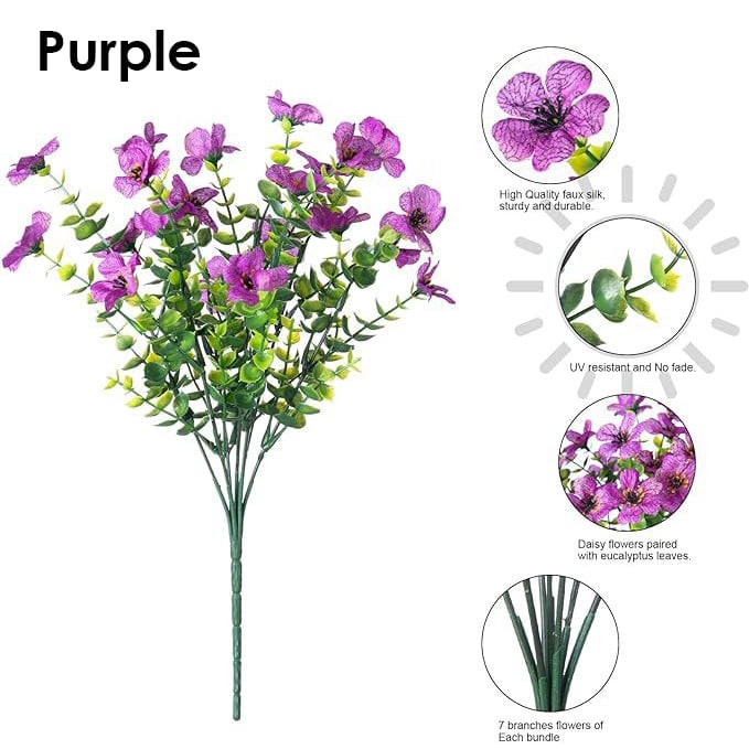💐🌺UV Resistant Fade-Free Colourful Artificial Flower