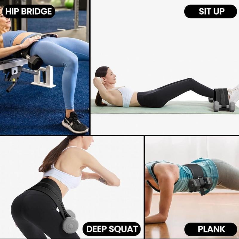 Adjustable Hip Thrust Belt for Dumbbells