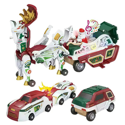 🚗2-in-1 Magnetic Transforming Dragon Car Toy – Racing Car Set！！！