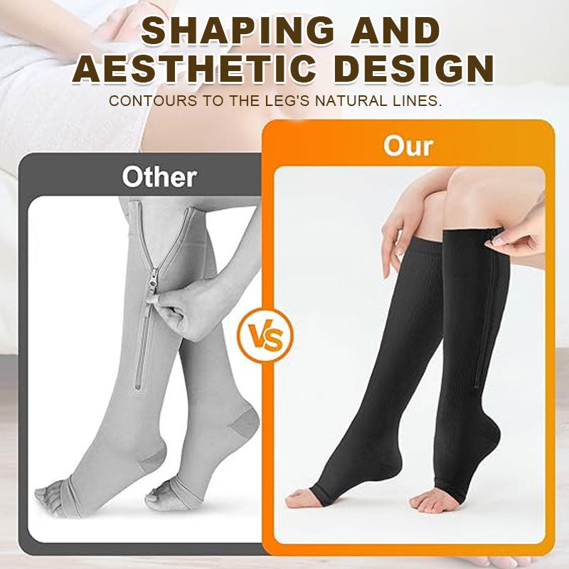 😂 Limited Time: 20% OFF –🏃‍♂️ Sports Zipper Socks – Comfort, Support & Easy On/Off