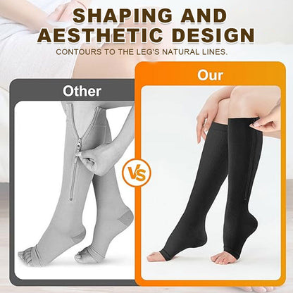 😂 Limited Time: 20% OFF –🏃‍♂️ Sports Zipper Socks – Comfort, Support & Easy On/Off