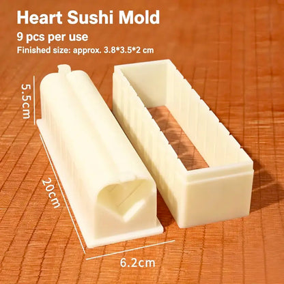 🍣 50% OFF Sushi Maker Mold – Perfect Homemade Rolls Made Easy