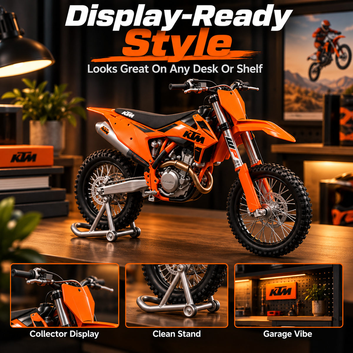 🏍️ Build Your Own Dirt Bike – Realistic DIY Motorcycle Model Kit