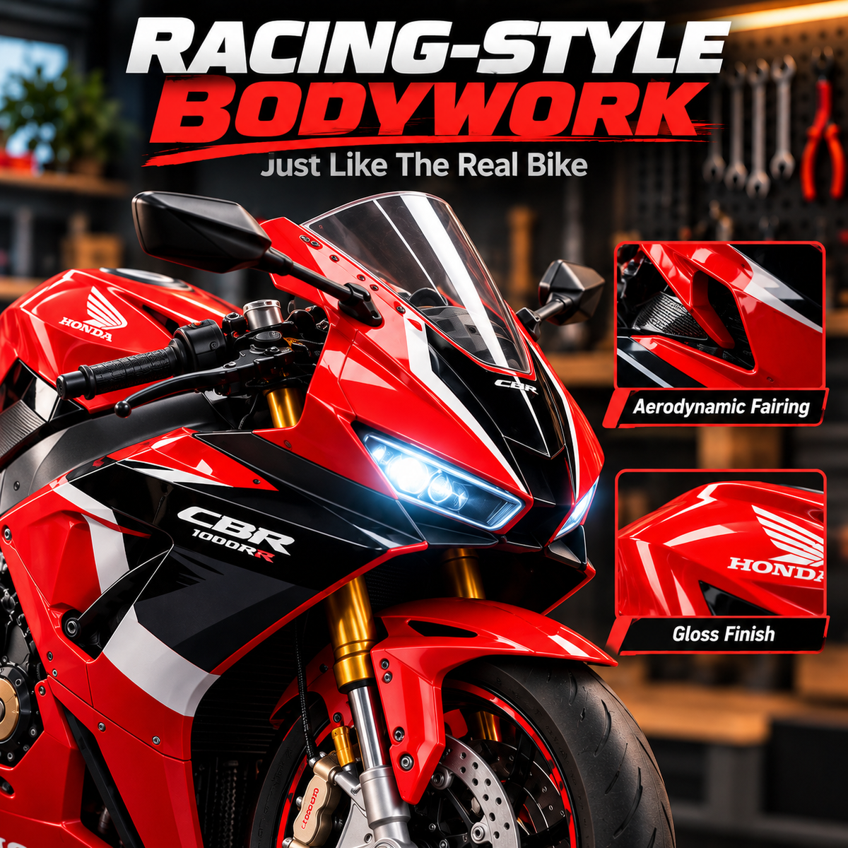 🏁 DIY Racing Motorcycle Model Kit – Build Your Own Racing Legend
