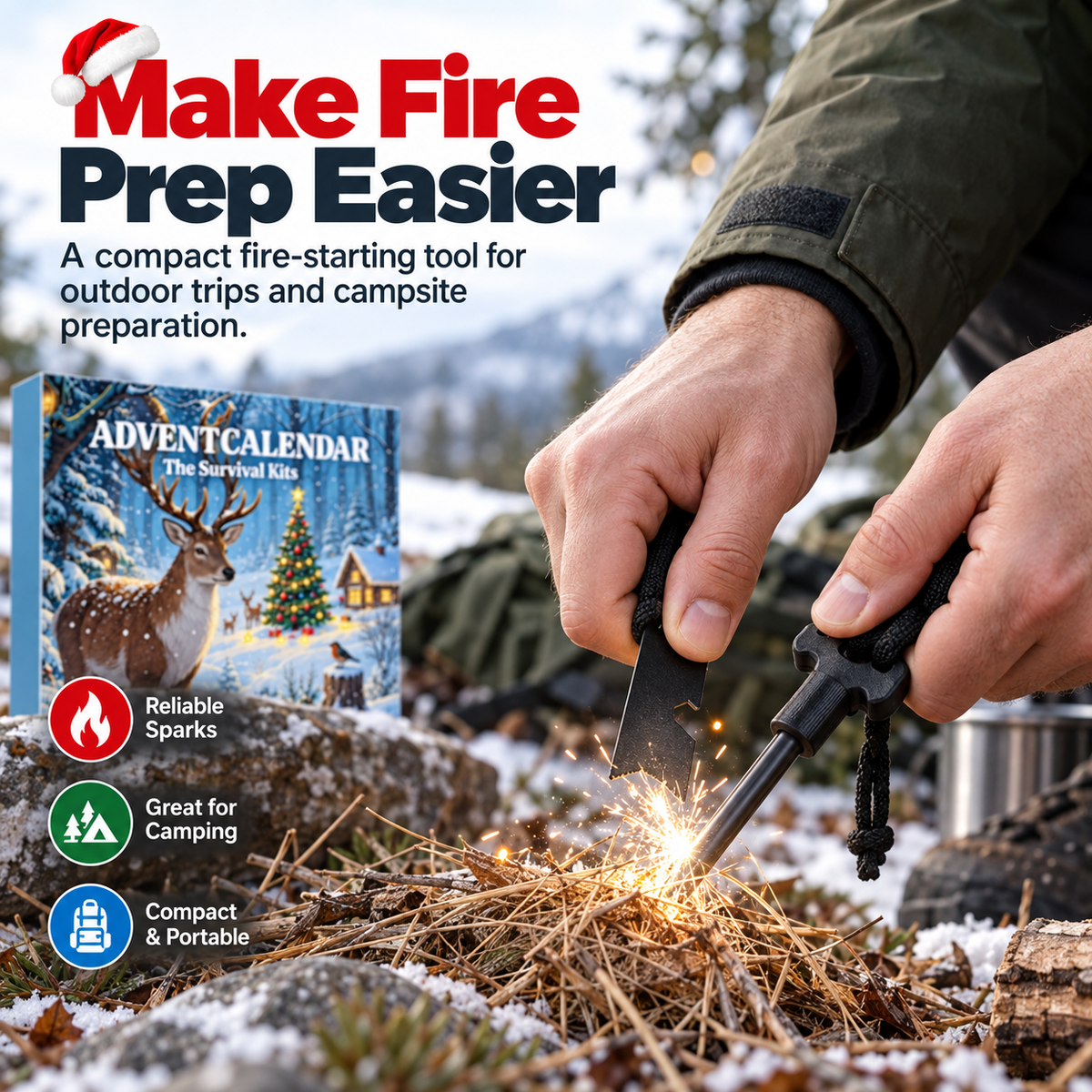 24-Day Outdoor Survival Advent Calendar