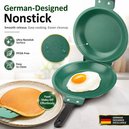 Double-Sided Nonstick Frying Pan