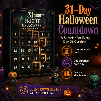 31 Nights of Fright Halloween Countdown Box