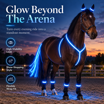 Light Up Every RideLED Horse Riding Visibility Light Set