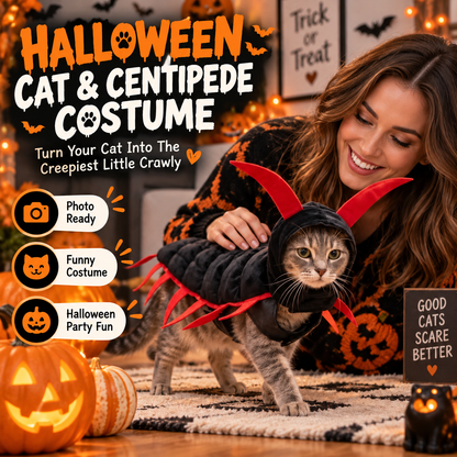 Halloween Cat And Centipede Costume