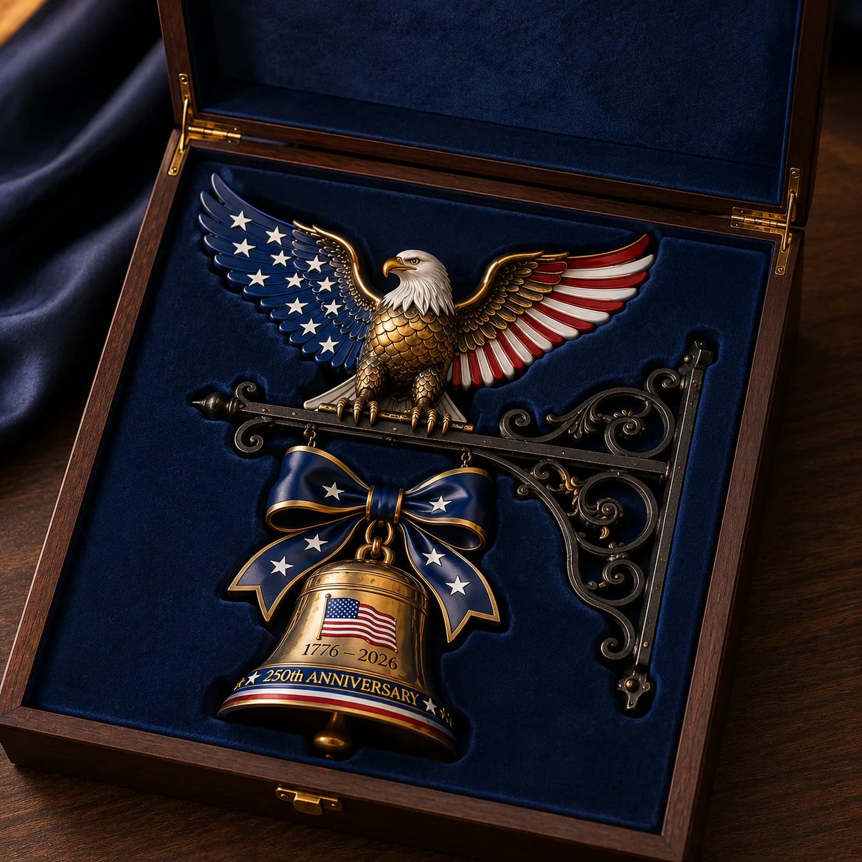 🇺🇸 Ring in the Semiquincentennial: 1776-2026 "Spirit of Liberty" Eagle Bell