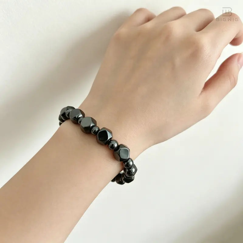 Protection Bracelet - Hematite Stones Beaded