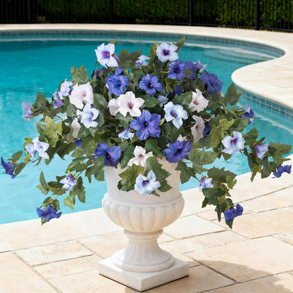 Artificial Fake Petunia Flowers for Outdoor Decoration（2PCS）