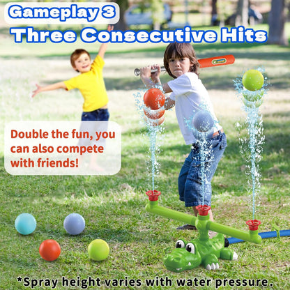 🔥 Last Day 55% OFF–Kids Water Sprinklers T Ball Set & Water Ball Toy