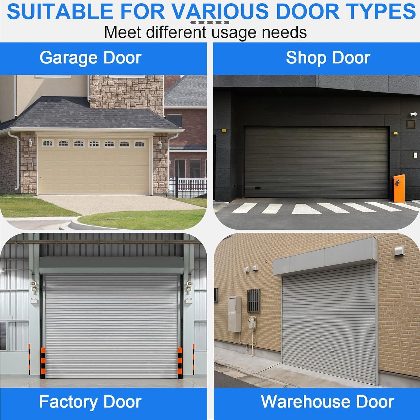 🌧️ 50% OFF Garage Door Bottom Seal – Block Rain, Dirt & Pests 🏠