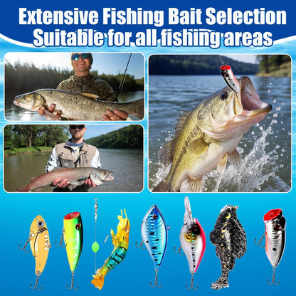 🔥 Limited-Time 50% OFF✨Christmas Advent Calendar 2026 Fishing Lures Set