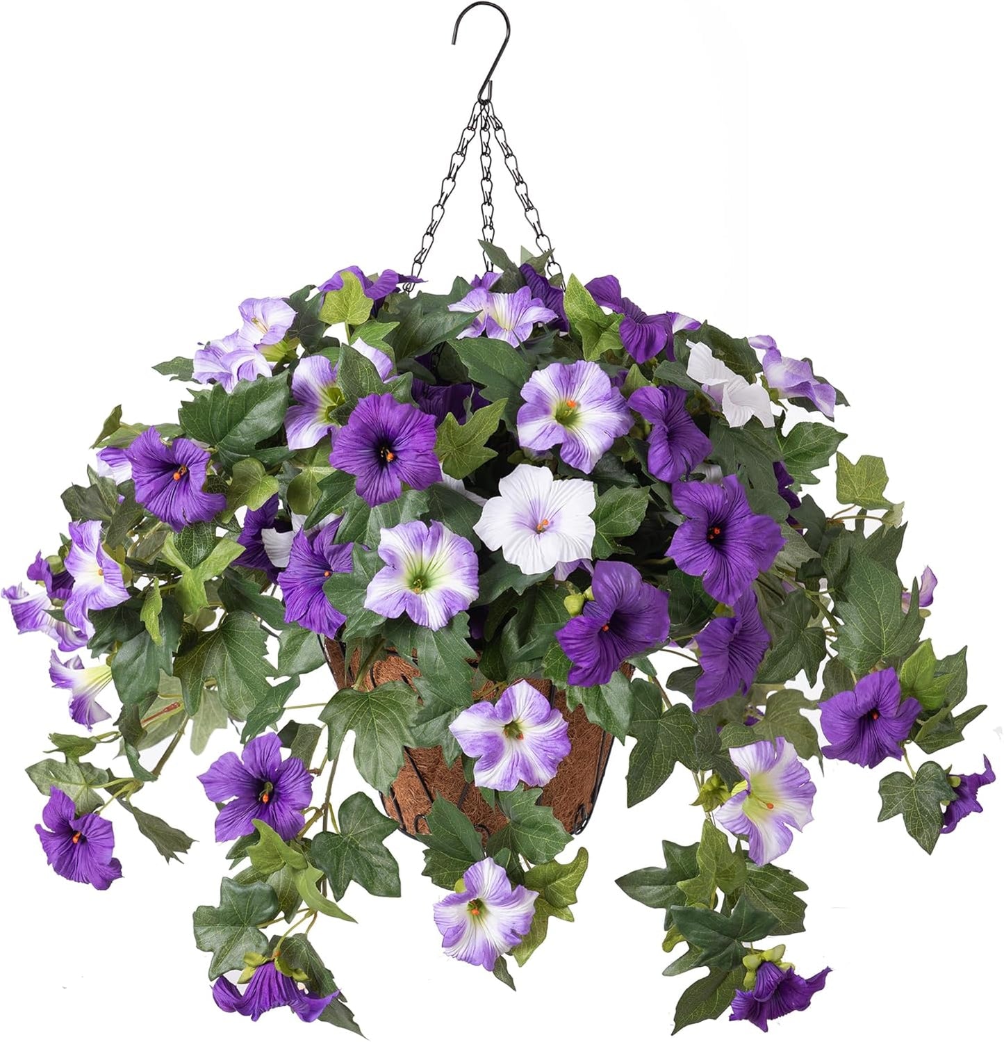Artificial Fake Petunia Flowers for Outdoor Decoration（2PCS）