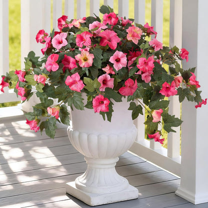 Artificial Fake Petunia Flowers for Outdoor Decoration（2PCS）