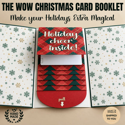🎁Last Day 50% OFF  - 2026 New 🎅💳 Waterfall Christmas Gift Card Booklet