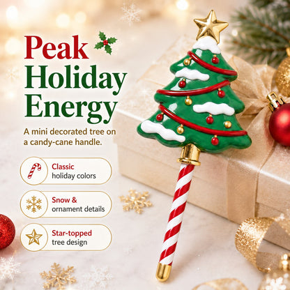 Christmas Tree Credit Card Holder Wand