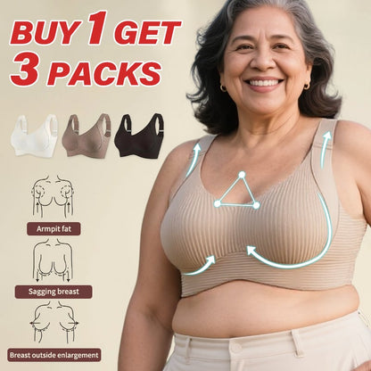 🔥Super Firming Wire-Free Bra All-Day Comfort No More Sagging (3-Pack Value Set)
