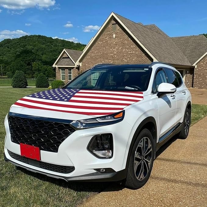 🎁🎉Only $29.9 This Week🌟🎉US Independence Day Car Hood Cover