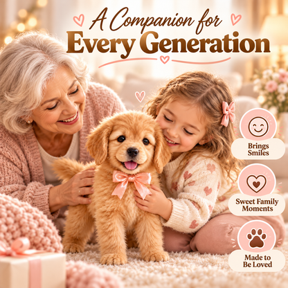 🎄49% OFF🐕🐾 Golden Buddy™ Realistic Robot Golden Retriever Puppy