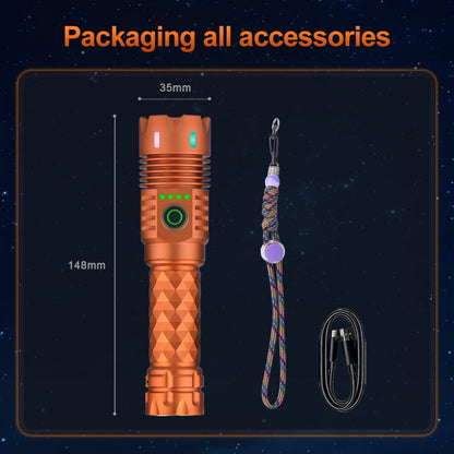 ✨Rechargeable LED Flashlight - High Lumen, Waterproof, Ultra Bright Flashlight for Emergencies