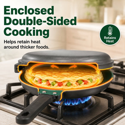 Double-Sided Nonstick Frying Pan