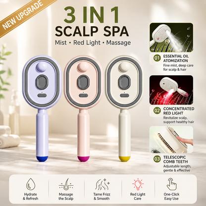 💈Electric Mist-Spraying Massage Cushion Brush