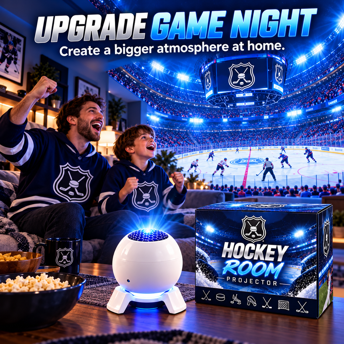 Hockey Stadium Room Projector – Bring the Rink Home ⭐