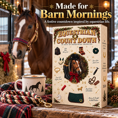🐴 2026 Equestrian Advent Calendar – 24 Day Horse Lover Christmas Countdown