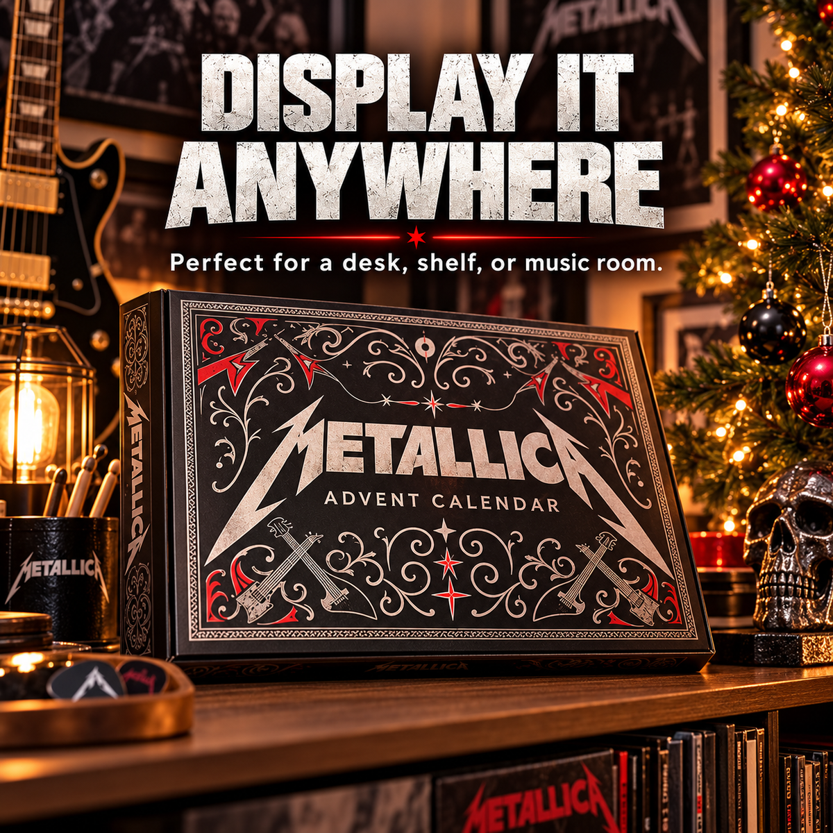 🤘 Metallica Advent Calendar – 24-Day Rock Christmas Countdown