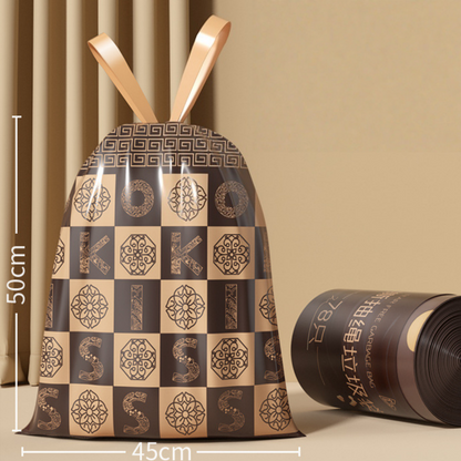 Heavy-Duty Drawstring Trash Bags