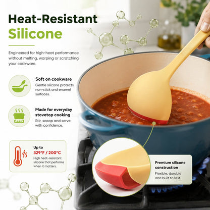 2-in-1 Silicone Scoop Spatula
