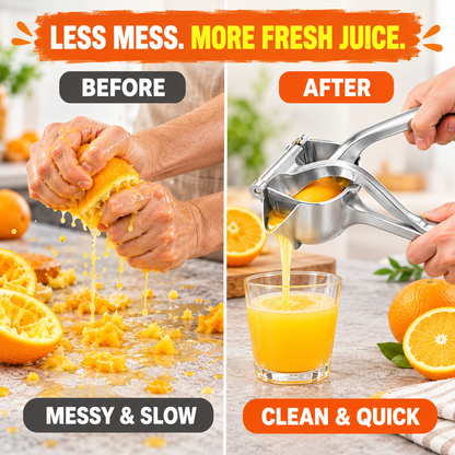 🍋 Manual Citrus Juicer Press – Handheld Multi-Fruit Squeezer for Fresh Juice, Cocktails & Drinks