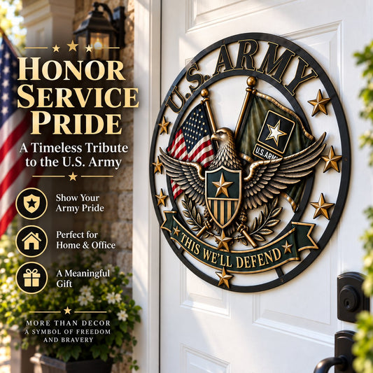 U.S. Army Tribute Wall Decor