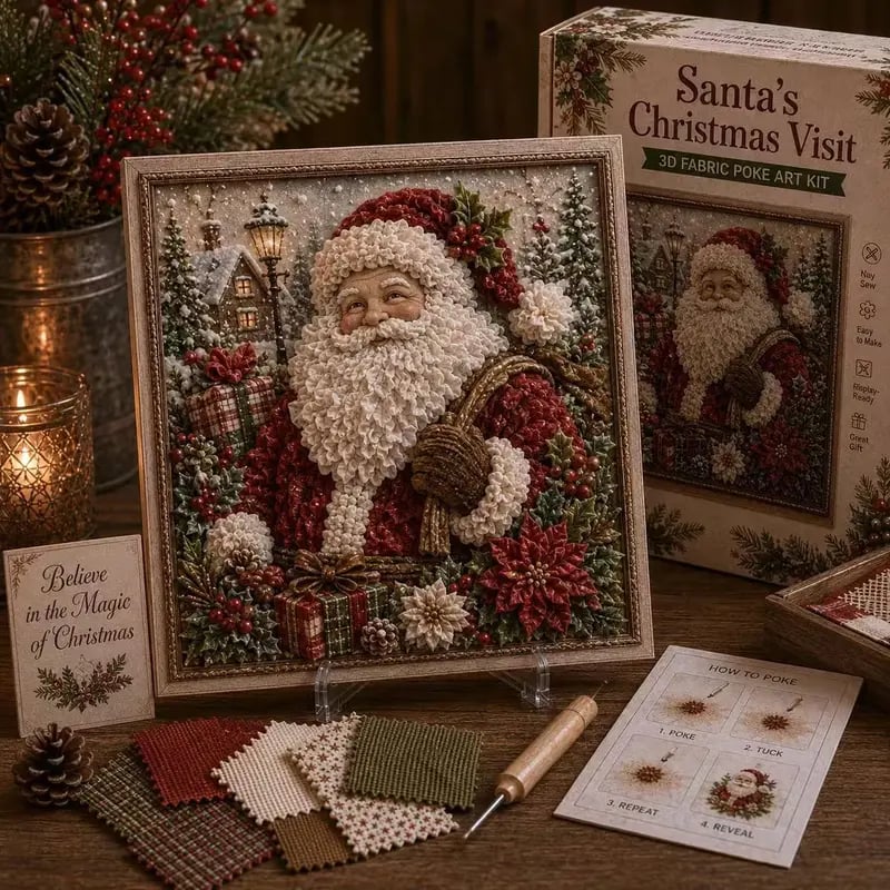 3D Snowman Christmas Art Kit