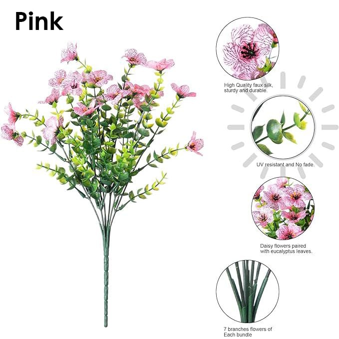 💐🌺UV Resistant Fade-Free Colourful Artificial Flower