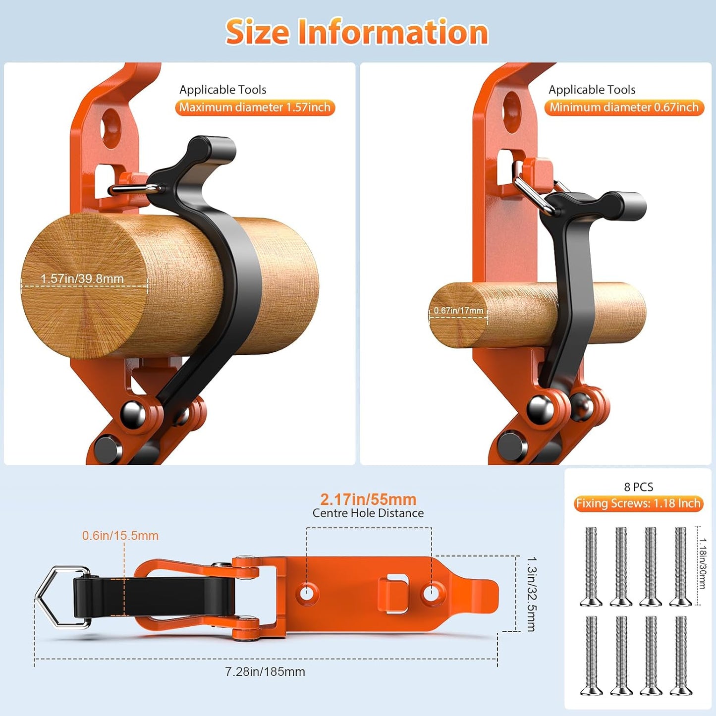 🔧 Heavy-Duty Shovel Holder for Truck