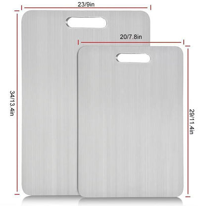 Stainless Steel Double Sided Chopping Board