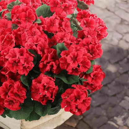 🔥Last Day 49% OFF--💐 UV Resistant Lifelike Artificial Geranium Flowers 💖